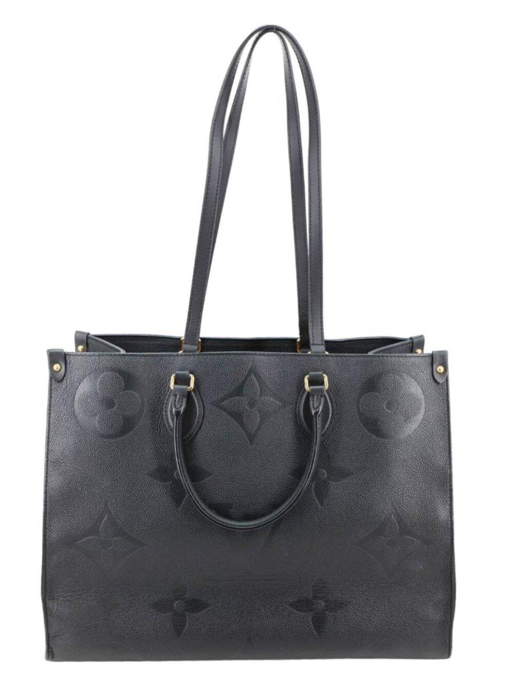Louis Vuitton  Onthego GM Giant Monogram Empreinte Shoulder Bag Black